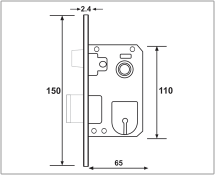 Six Lever Lock