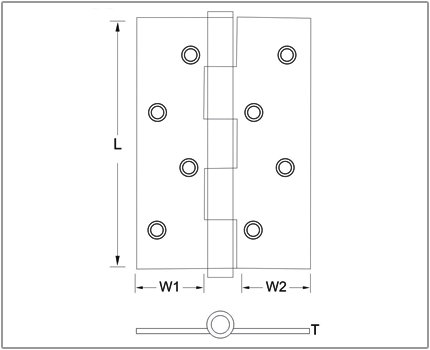 Stainless Steel Premium Plus Hinges