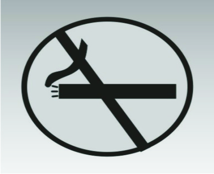 No Smoking Signages