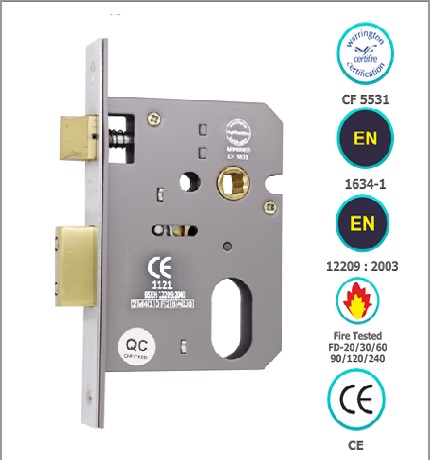 CE ARCHITECTURAL OVAL PROFILE SASH LOCK CASE FD-60