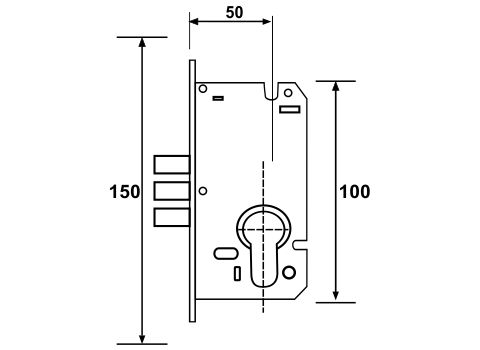 Enduro Dead Lock TRI PIN